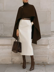 Stylish Back Slit Cotton Pencil Midi Dress With Belt
