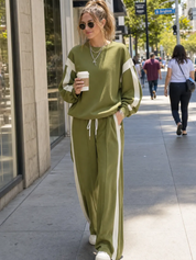 Bohemian Olive Green Tracksuit