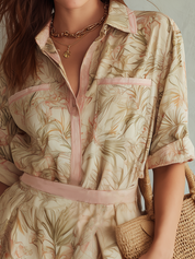 Casual Printed Shorts Set