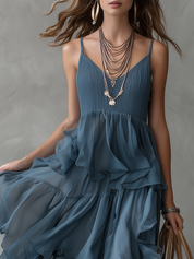 Flowy Tiered Maxi Dress