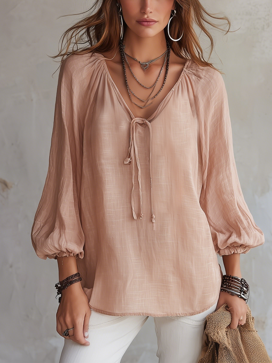 Easily Create A Pink Linen Shirt