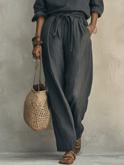 Elegant Relaxed Vacation Midnight Grey Set