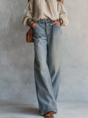 Bohemian Cold-Shoulder Resort Linen Blouse