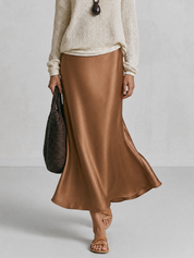 Slouchy One-Shoulder Long Sleeve Knit Pullover