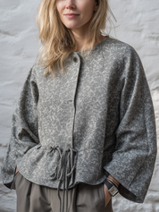 Bohemian Grey Printed Top