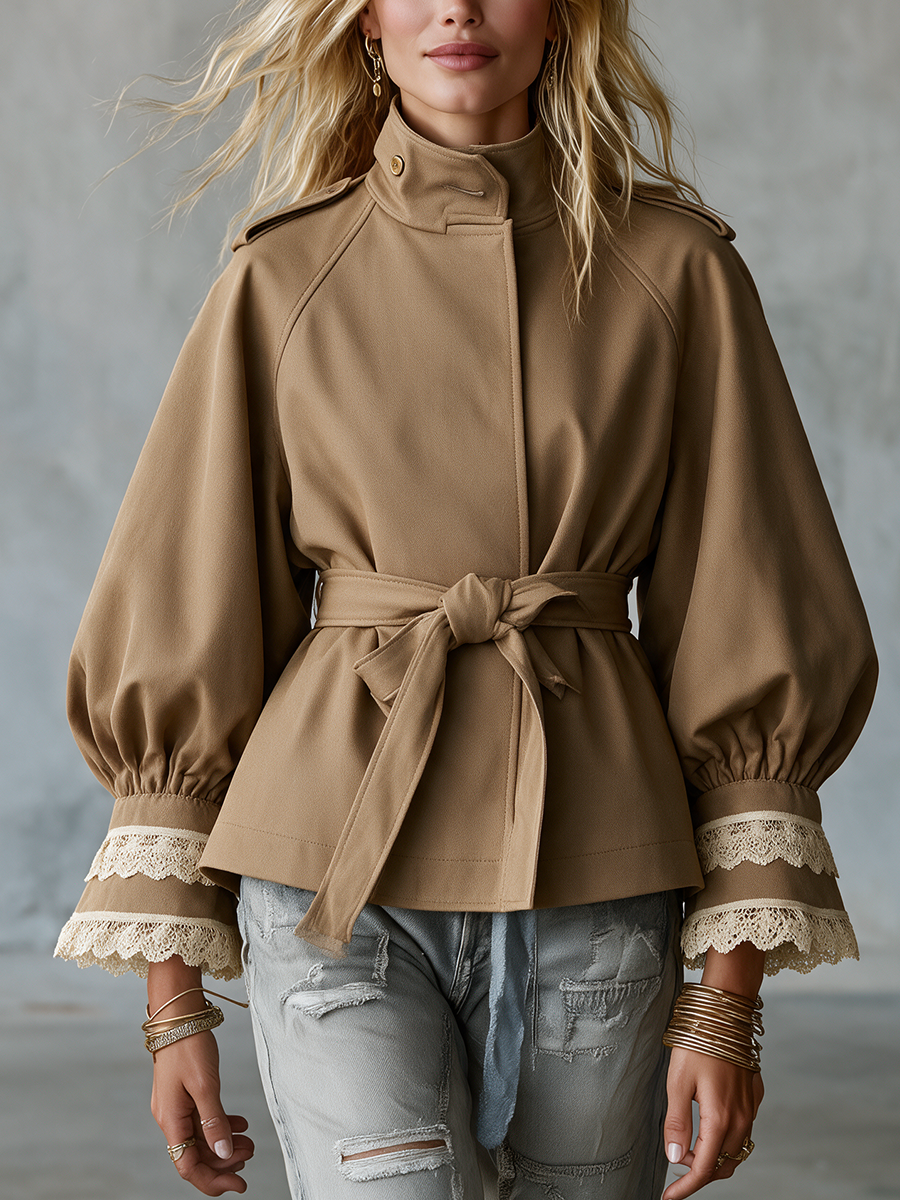 Urban Bohemian Statement Sleeve Short Jacket