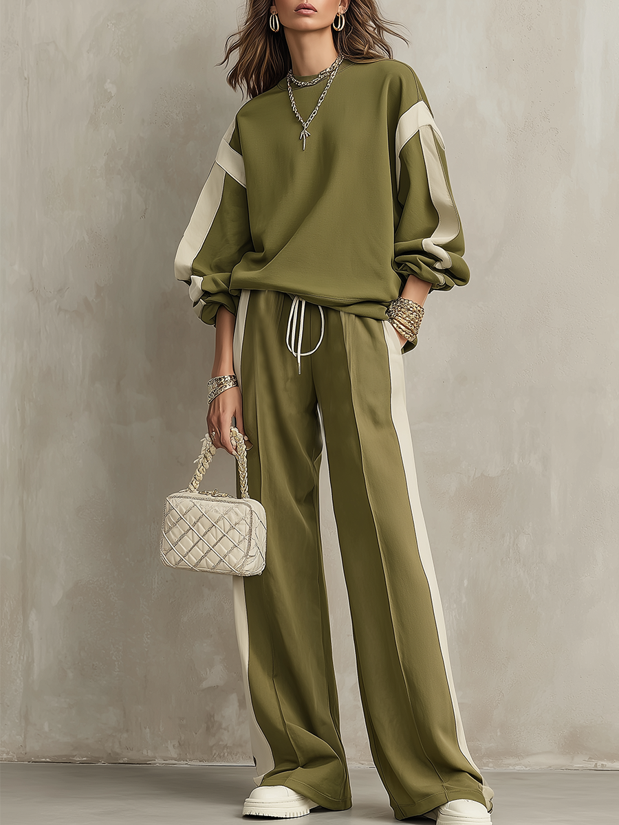 Bohemian Olive Green Tracksuit