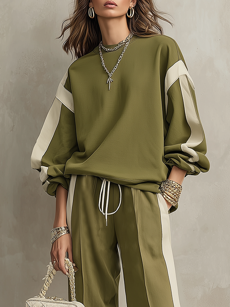 Bohemian Olive Green Tracksuit