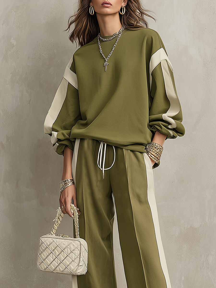 Bohemian Olive Green Tracksuit