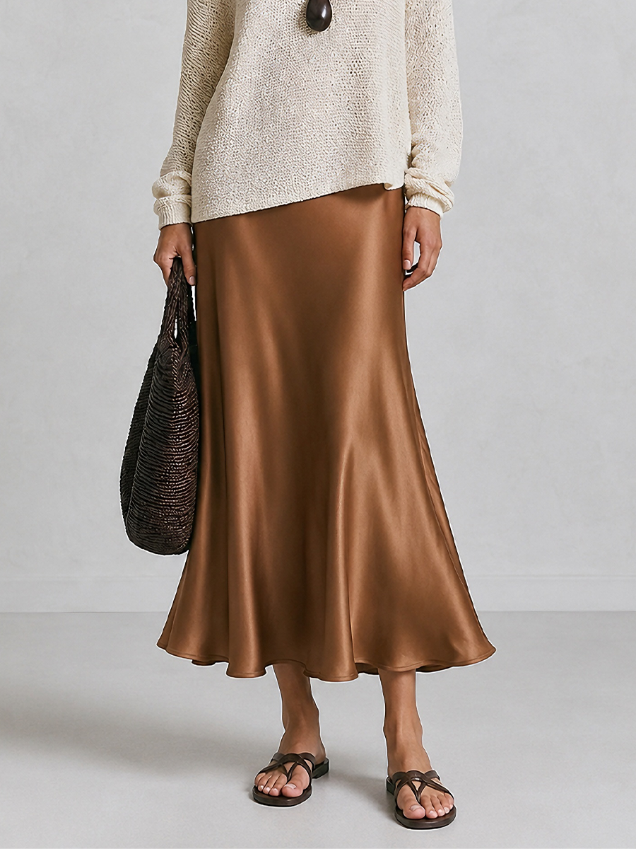 Slouchy One-Shoulder Long Sleeve Knit Pullover
