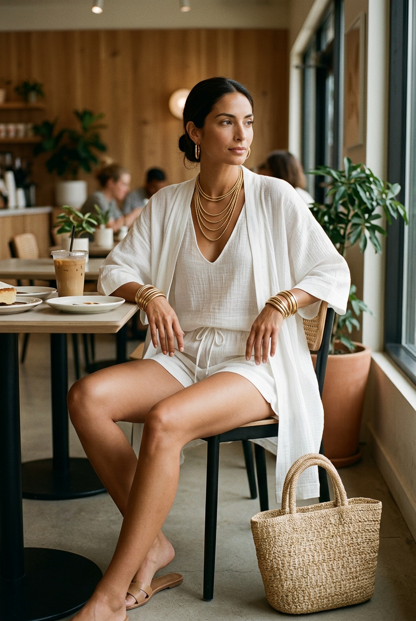Lightweight Layered Casual Three-Piece Set
